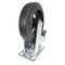 Vestil Rubber Swivel With Total Brake Caster 8 In. Diameter x 2 In. Width 551 Lb. Capacity Black CST-VE-8X2MR-SWTB - alternate 2